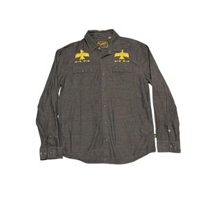 Howler Brothers x Austin City Limits 50 Anniversary Snapshirt Grey Embroidered